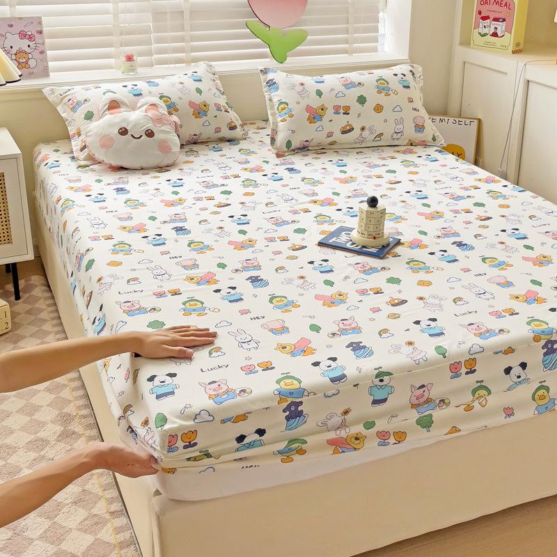 Foreign trade single product ins wind mattress three-piece set simple bedspread single piece Simmons mattress protective cover non-slip fixed