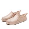 Adult casual versatile casual fashion low-top rain shoes women's waterproof short tube car wash four seasons work shoes
