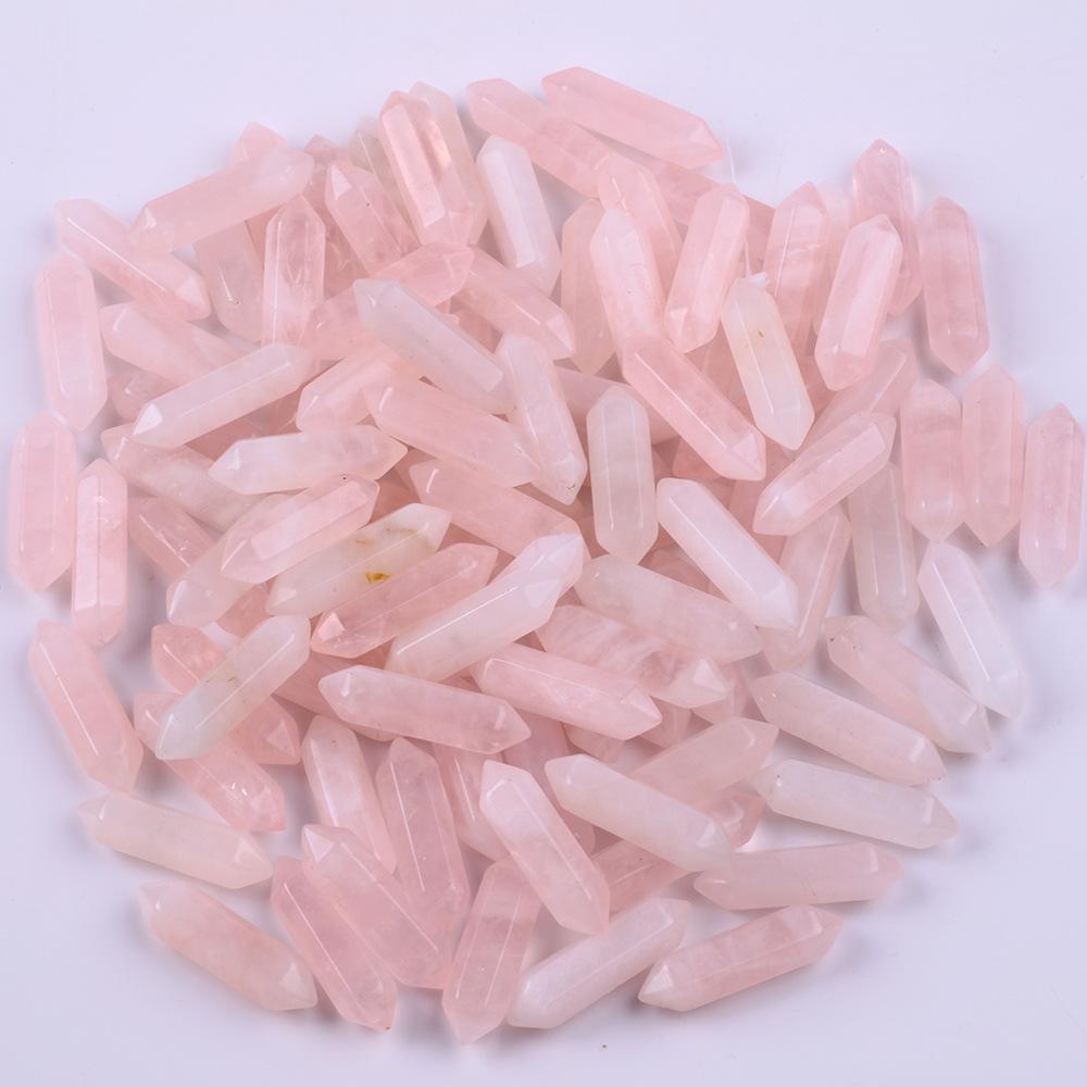 Amazonita Ponta Dupla Coluna Hexagonal Gema Semipreciosa Polida