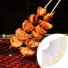 50 Pieces Barbecue Skewers for Grilling Reusable Metal Kabob Chicken, Meats, Prawn,