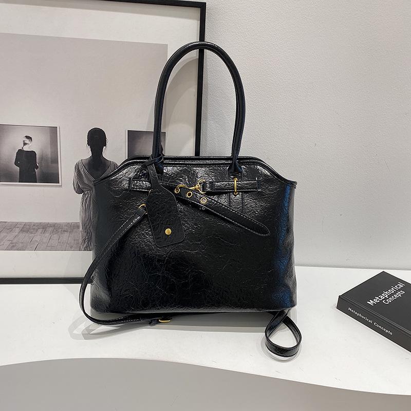 

Портативная модная повседневная сумка-тоут для женщин в корейском стиле, модная универсальная сумка через плечо 2024 года, высококачественная женская сумка на осень и зиму