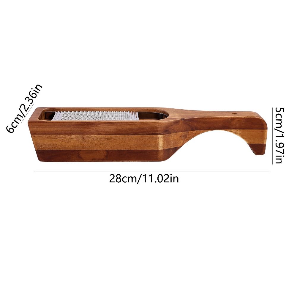 with Handle Stainless Steel Cheese Grater With Wood Container Cheese Slicer Set  Radish