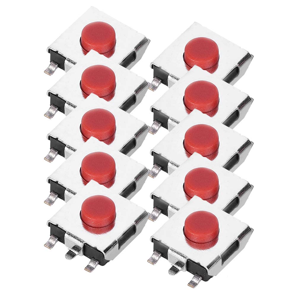 200Pcs 6 X 6 X 3.1mm Tactile Push Button Switch Micro Momentary Tact Tactile Push Button Switch Assortment Kit