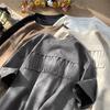 Summer American Retro Ins Fashion Brand Fashion Casual Loose Short Sleeve Youth Popular All-match Round Neck Half Sleeve Clothes