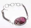 Most Beautiful Cobalt Calcite 925 Silver Plated Bracelet 8.5" Fashion Sale z7K69
