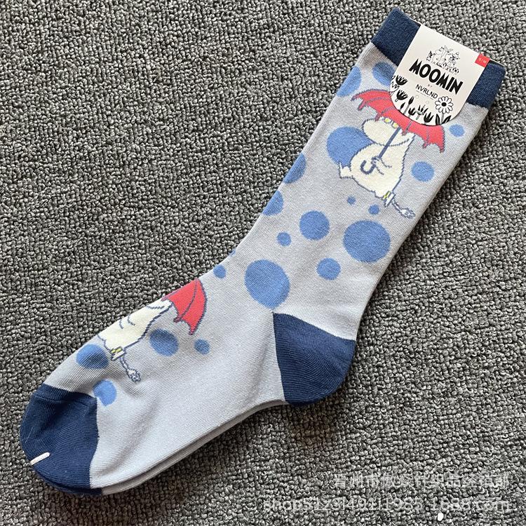 

Модные хлопковые носки до середины икры с мультяшными Муми-троллями - Стиль на четыре сезона One Size (36-40)