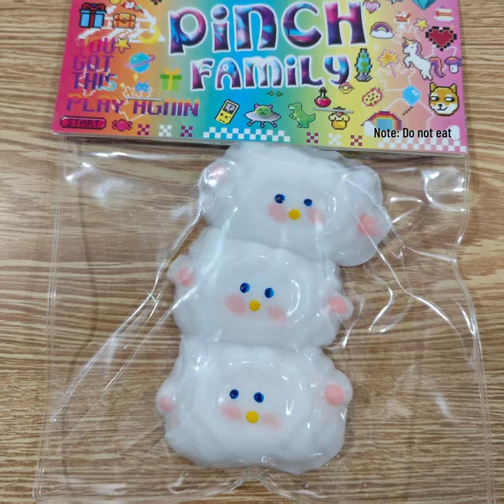 Large Crystal Clear Cat Paw Stress Relief Toy - Soft, Slow Rebound, Cute Squeeze Toy.