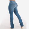 Spring new hip-lifting elastic jeans women's sexy thin high-waisted micro-pull pants