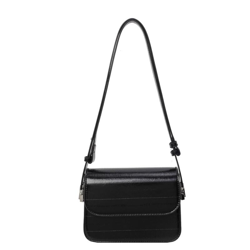 Popular bag women's new fashion oblique span bag shoulder bag texture small square bag