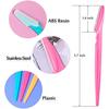 Eyebrow Razor, 100 Pcs Multipurpose Exfoliating Tool Trimming and Shaving Grooming Eyebrow Face Razor and Eyebrow Shaper  Facial Hair Shaper Remover