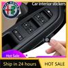 Car Stickers For Alfa Romeo Car Interior Sticker Rubber Badge Decorate Paster For Alfa Romeo 4C 159 Spider Giulia Giulietta Tona