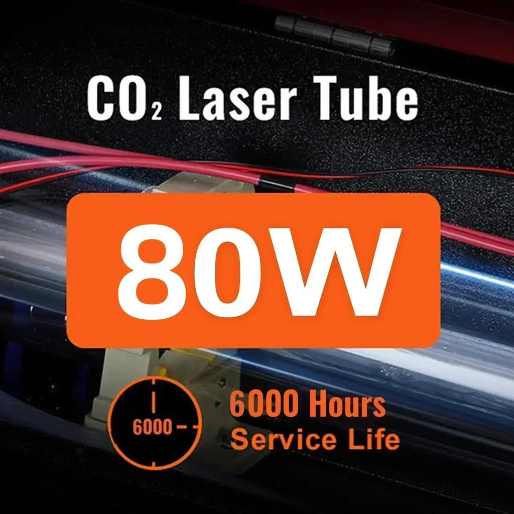 50W 60W 80W 100W CO2 Laser Engraving and Cutting Machine Dual Channel Engraving Tool Multifunctional Laser Cutting Machine