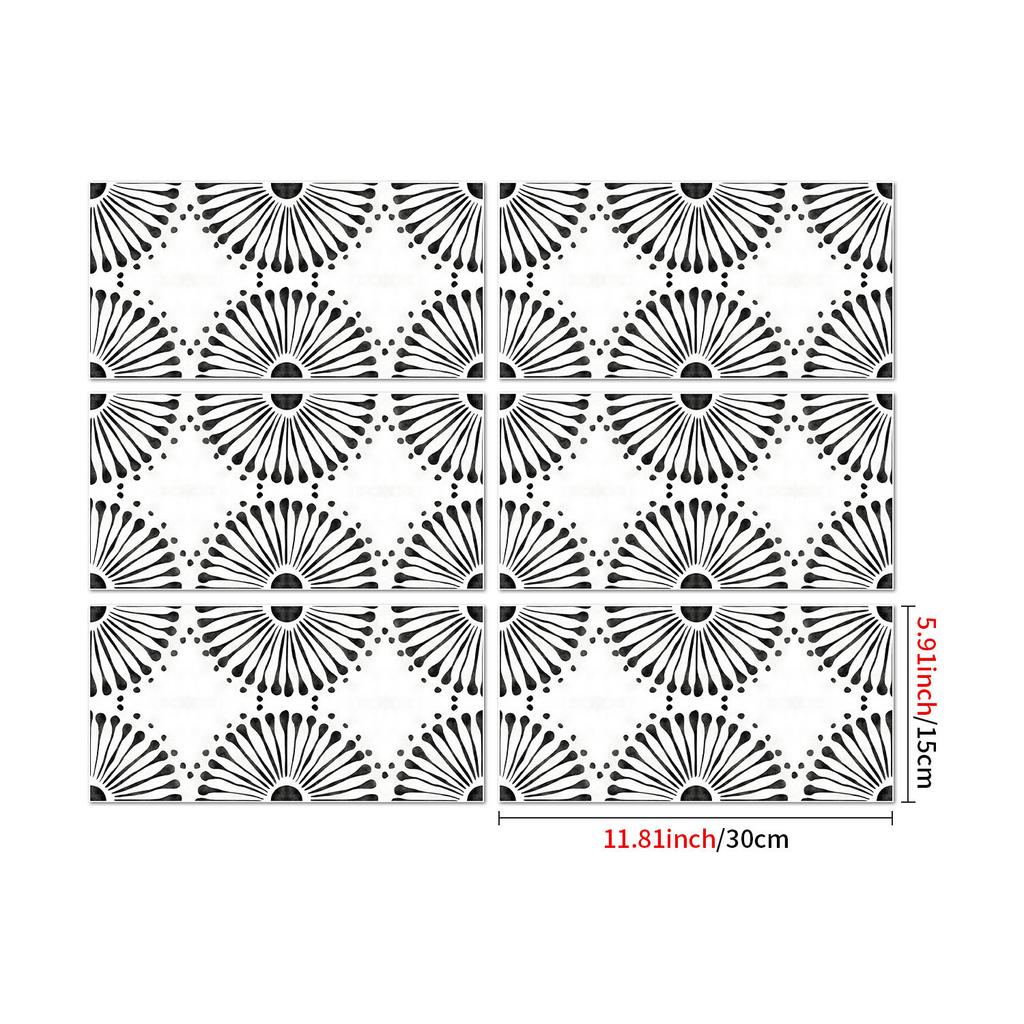 Industrial Style Retro American Tile Sticker, Self-Adhesive Waterproof Pvc Wall Decoration Kitchen Bedroom Wall Sticker Wallpaper