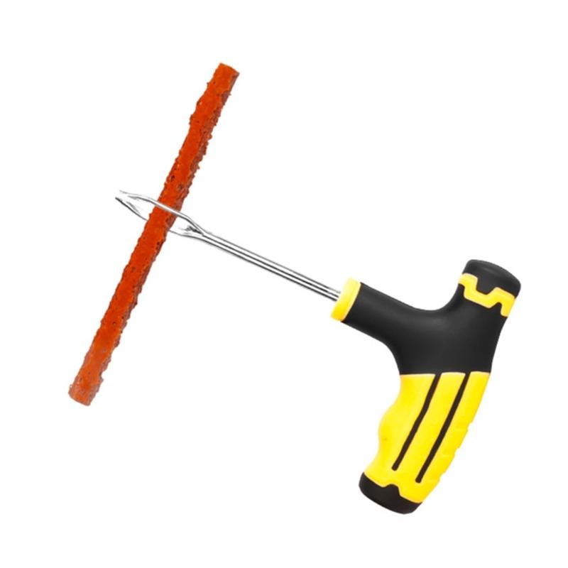 Car Bike Motorbike Tire Repair Kit Studding Tool Set Tubeless Tyre Puncture