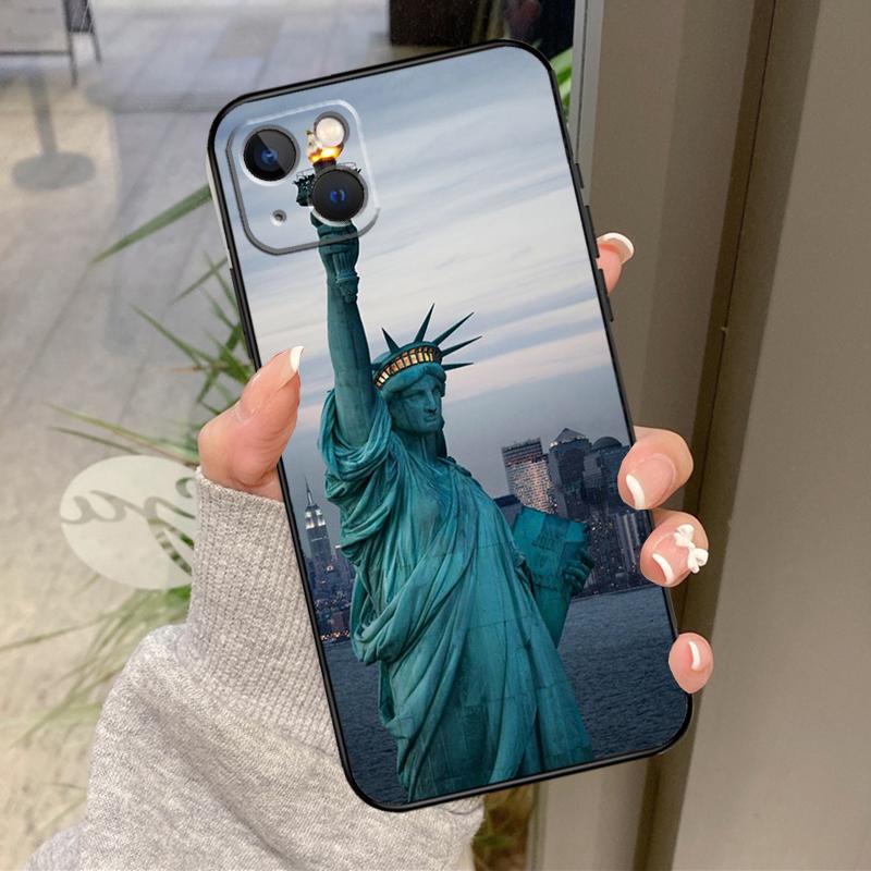 New York City Case For iPhone 16 Pro Max 15 14 12 11 13 17 Pro Max Plus 12 13 Mini 16e 17 Air Back Cover
