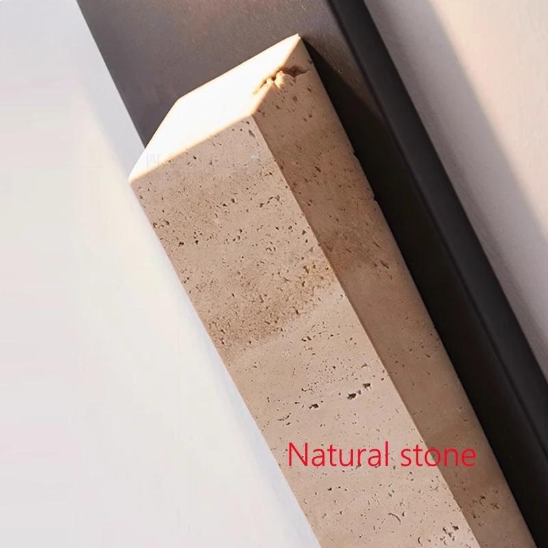 IP65 Outdoor Waterproof Wall Lamp Natural Stone Garden Balcony Porch Villa Decorative Lighting