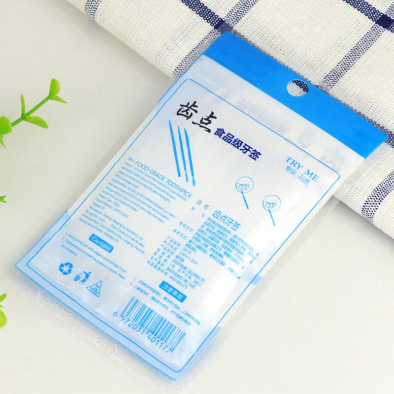 100/200 Stück Einweg-Familien-Doppelkopf Hochwertige Personalisierte Kreative Fruchtspieße Tragbare Ultrafeine Zahnstocher