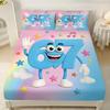 Drap housse style graffiti amusant 67 Element Manette de jeu Drap housse Drap de lit durable Décor Cadeau d'anniversaire