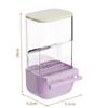 Cage Parrots Feeders Screw On Plastic Feeding Set Automatic Bird Feeders Indoor Bird Feeding Tools Food Container Dispenser