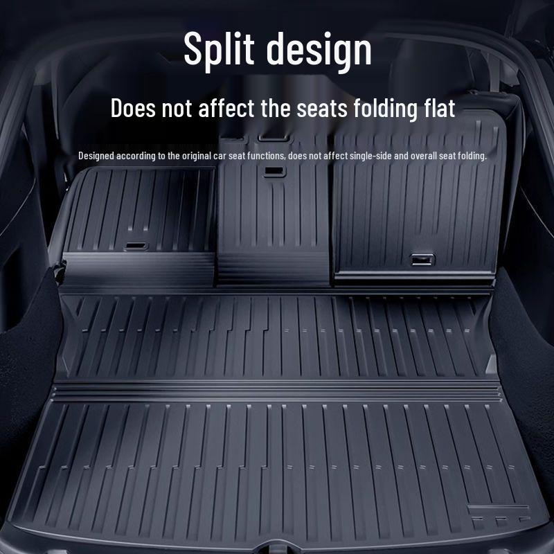 Tesla Model 3/Y TPE Trunk and Backrest Mat Set (Non-Full Coverage)