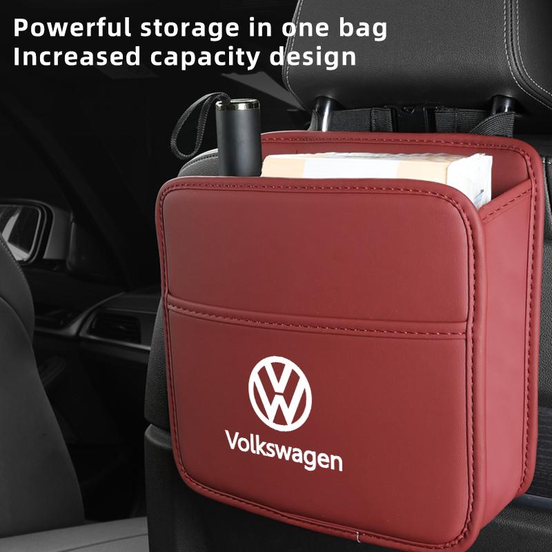 2026 Hot For Volkswagen VW Car Back Seat Storage Bag Hanging Organizer Box For Volkswagen VW Passat Golf Tiguan Polo Scirocco Je