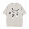 Hot Sale Yoshitomo Nara Vintage Washed Tshirt Men Women Casual Funny T Shirt Male Cotton Oversized Short Sleeve Tops Streetwear
