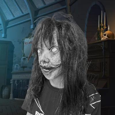 Halloween Horror Grimace Ghost Masque Scary Full Head Latex Zombie Masque