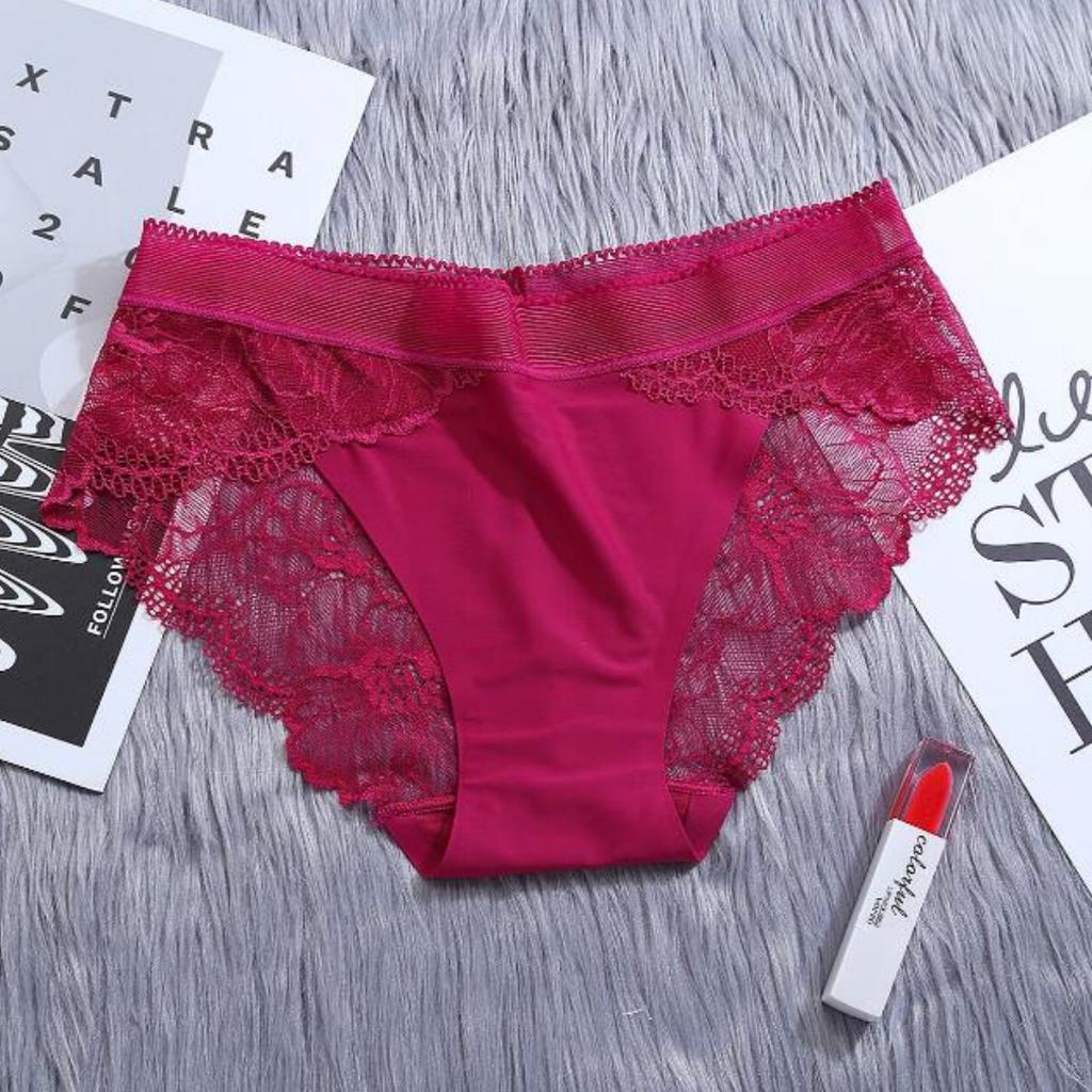 Spitzenhöschen Hohe Taille Frauen Sexy Spitzenunterhose Weibliche Slips Unterwäsche Atmungsaktive Unterwäsche Perspektive Unterwäsche Damen