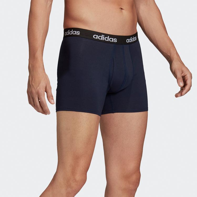 adidas Stretch Boxer Briefs 3-Pack Men Underwear Navy-Blue FS8394