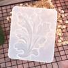 1pcs Diy Crystal Resin Leaf Silicone Mold, Rose Leaf Mirror Surface Handmade Decorative Silicone Mold
