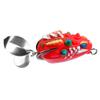 PVC Frogs Lures for Blackfish Fishing Lures with Double Hook and Blade 3.5cm Ray Frogs Crankbait Lures Soft Baits
