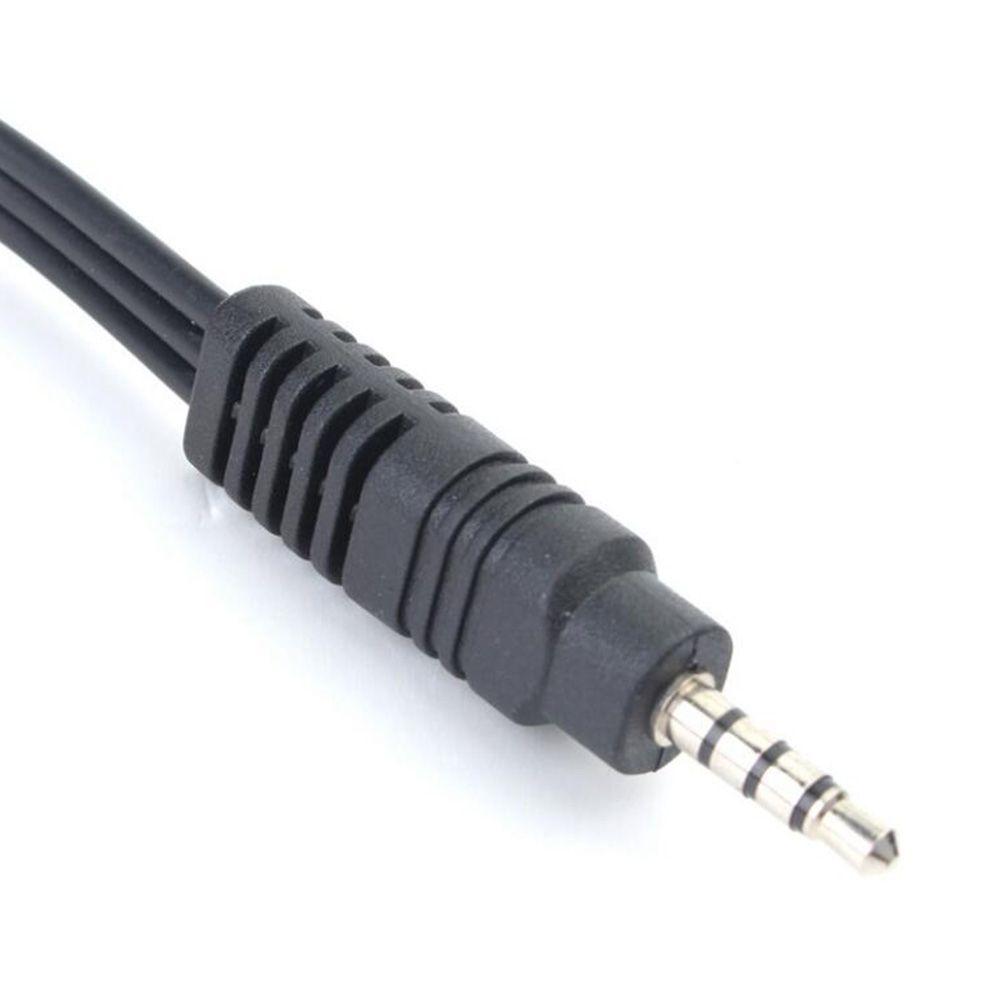 Durable Excellent Male To Female Stereo Jack Cable Video Cable Adapter Cable Cord Connector for TV DVD 3.5mm Mini AV TO 3 RCA