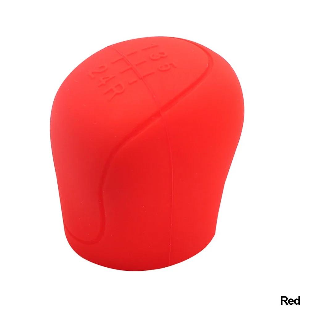 Car Manual Gear Shift Knob Cover Silicone Anti-slip Grip Covers Manual Handle Silicone Protection Auto Interior Accessories