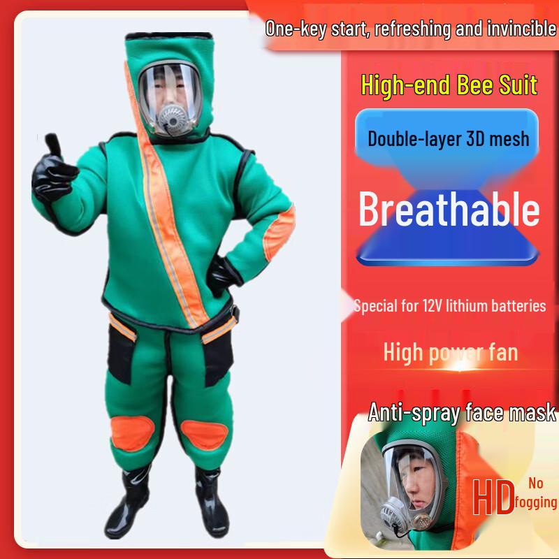 Lieve Ventilated Anti-Bee Suit with Enclosed Mask