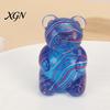 Kawaii Desk Toys for Office Cute Bear Squeeze Toy, Portable Soft TPR Decompression Pinch Toy Tactile Stimulation Maltose Texture Sensory Fidget
