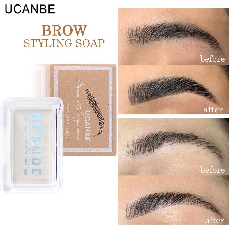 soap brows with liquid soap
