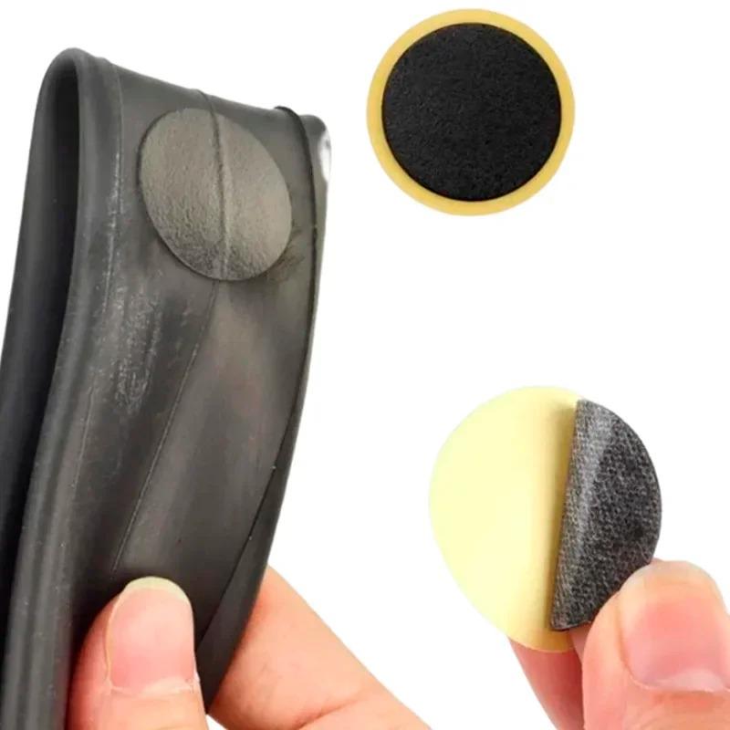 30 Stück Fahrradreifen Reparaturflicken Set, Klebefreie Selbstklebende Sofortige Reifenpannenreparaturflicken, Schnelltrocknender Reifenschutz für Fahrrad