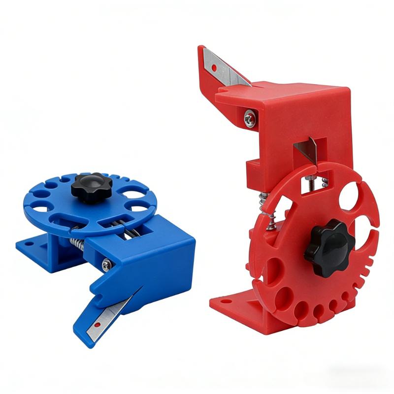 

2PCS Professional Adjustable Cable Stripper Rubber Grip Jacket Remover For Electric Wire Optic Cable UTP STP Portable Stripper