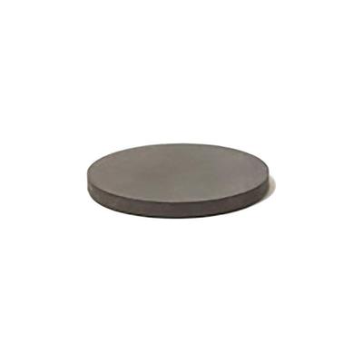 Soil Diatomaceous Earth Coaster Large Circle Same Color 2-Piece Set Black D343 BK