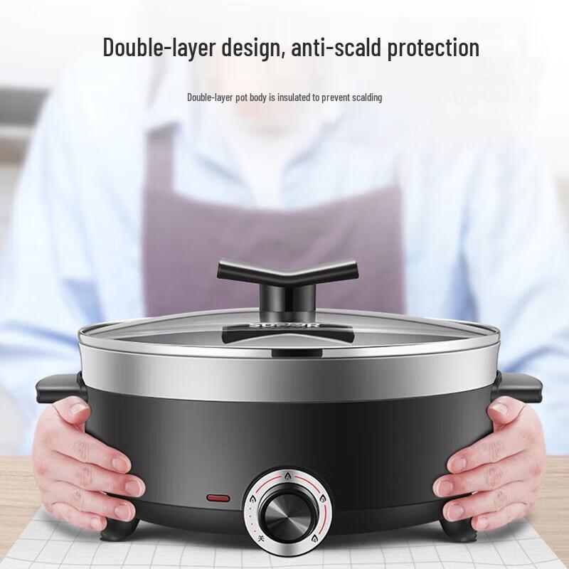 SUPOR 4L Multi-function Electric Hot Pot CN Plug (adapter Included)