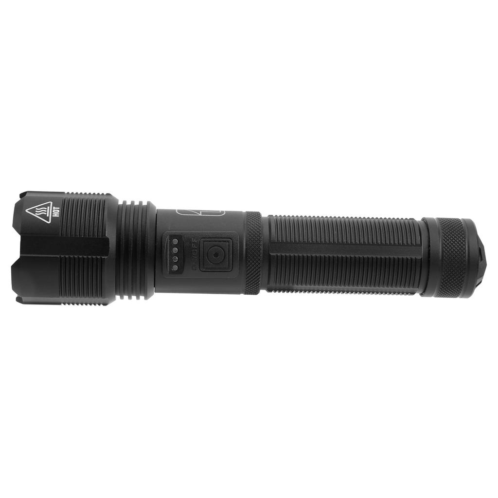 Flashlight Zoom Electric Quantity Display USB Rechargeable Strong Brightness Torch P70