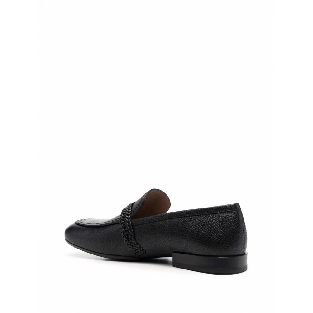Salvatore Ferragamo Ferragamo Missouri Leather Loafers Black