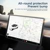 YZ For Tesla Model 3 Y Silicone Protective Trim Cover Central Control Navigation Screen Protector Frame Tesla Car Accessories