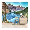 Forest Lake 3d Wall Murals For Living Room Simple Snow Mountain Wallpaper Home Decor Wall Paper For Walls