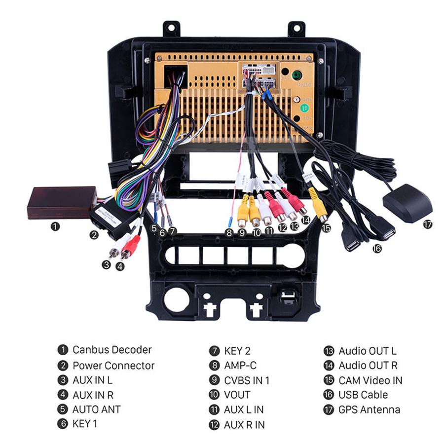 Ford Mustang 15-17 Car Radio - 9" Android 10.0 LHD
