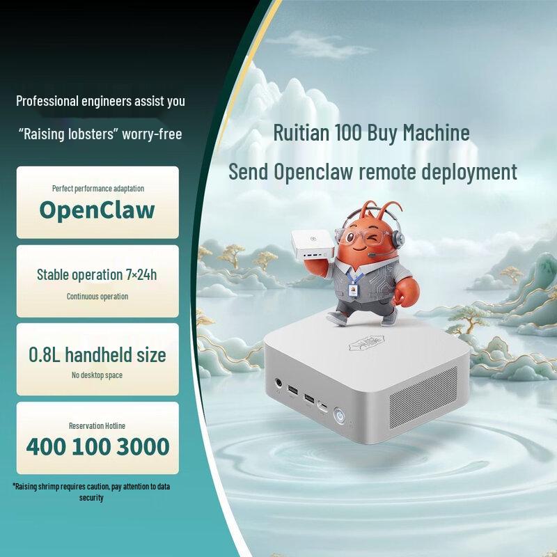 Lenovo Ruitian 100 OpenClaw Mini PC (CN version) i5-13500HX 16G 512G SSD