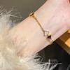 Fashion Geometric Shell Cuff Bracelet With Gold Plating For Women Jewelry Gift
