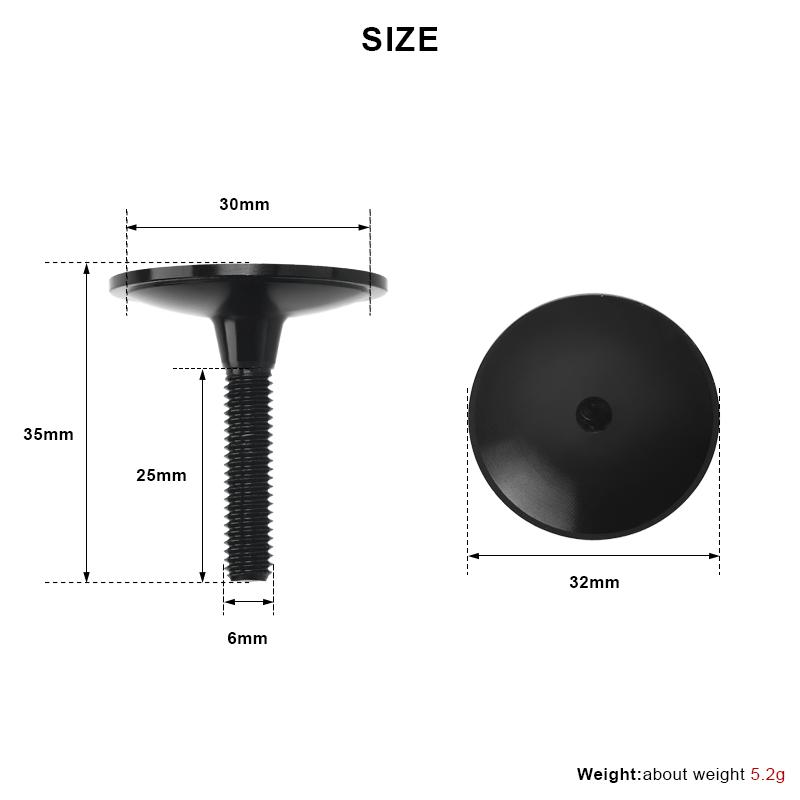 Bicycle Stem Top Cap Alluminum Alloy Road Mountain Bike Headset Cap Cover Screws Stem Spacers For 28.6mm MTB Fork Tube Cover