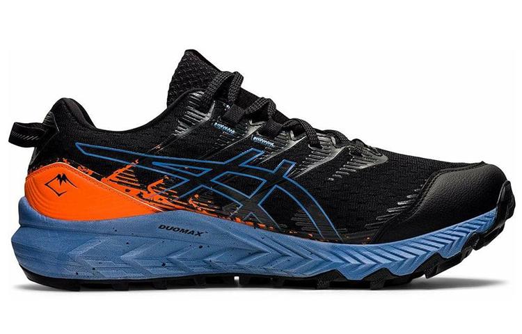 Men's Sneakers ASICS Gel-Trabuco 10 Gore-Tex Black Blue Harmony Orange Black/Blue Harmony