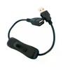 30/100cm USB Extension Cable With ON OFF Switch LED Indicator For USB Fan LED Lamp Data Sync USB 2.0 Extender Cord